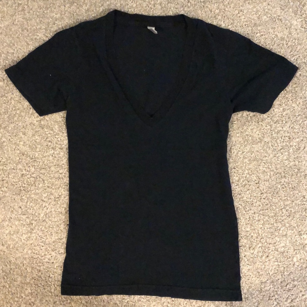 American Apparel Vneck Tee